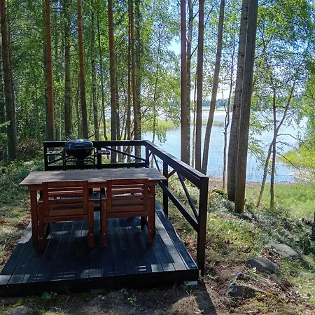 Tunnelmallinen Saarimoekki Viinijaerven Rannalla *